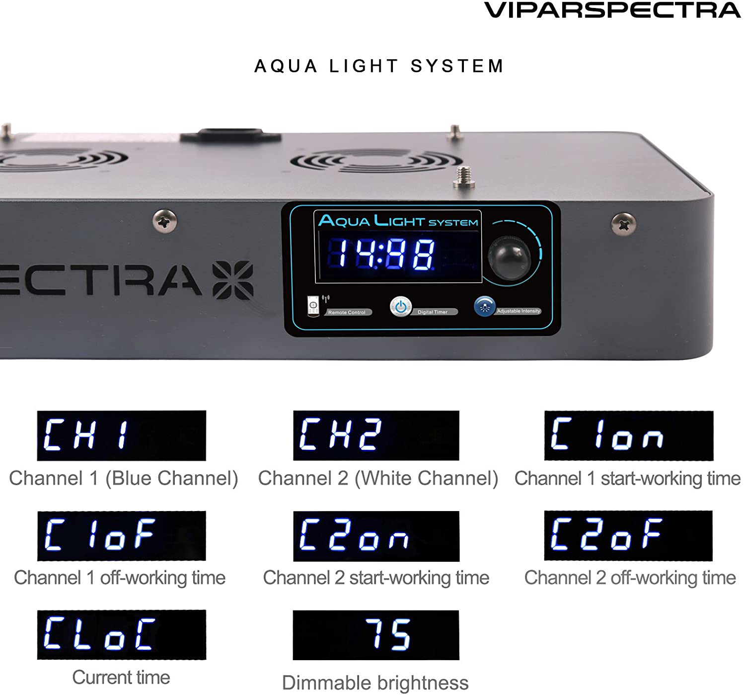 VIPARSPECTRA Timer Control Dimmable 165W 300W LED Aquarium Light Full Spectrum for Grow Coral Reef Marine Fish Tank LPS/SPS Animals & Pet Supplies > Pet Supplies > Fish Supplies > Aquarium Lighting VIPARSPECTRA   