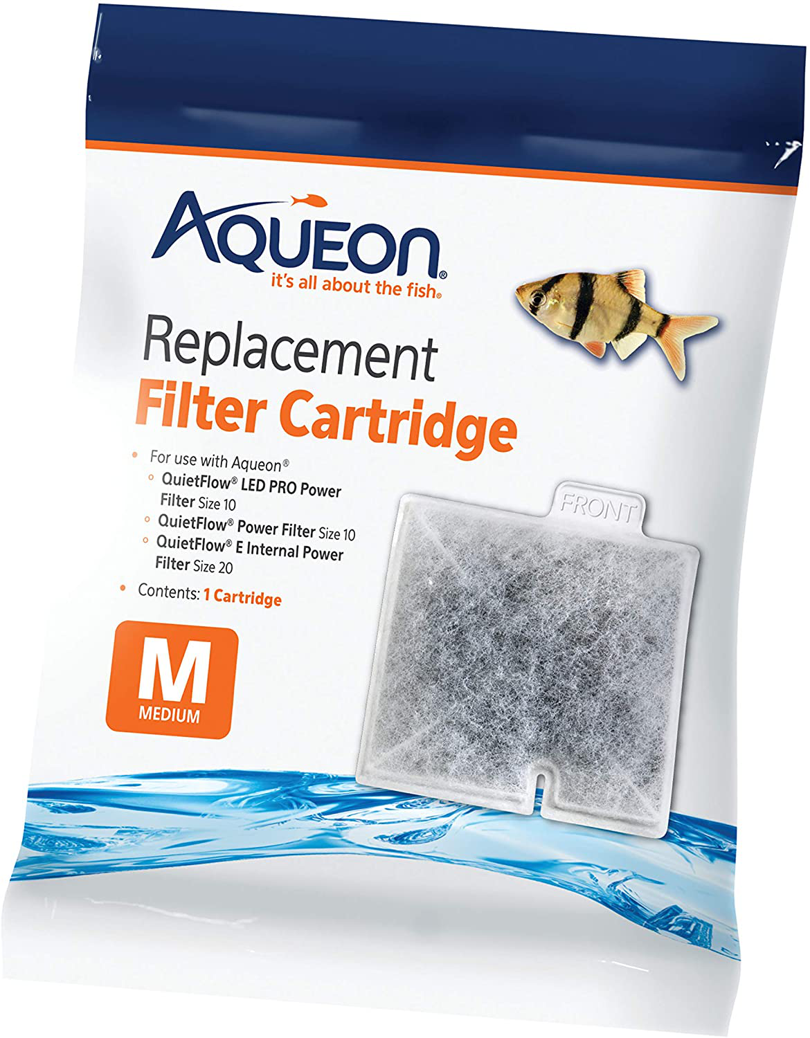 Aqueon Replacement Filter Cartridges Animals & Pet Supplies > Pet Supplies > Fish Supplies > Aquarium Filters Aqueon Medium - 1 pack  