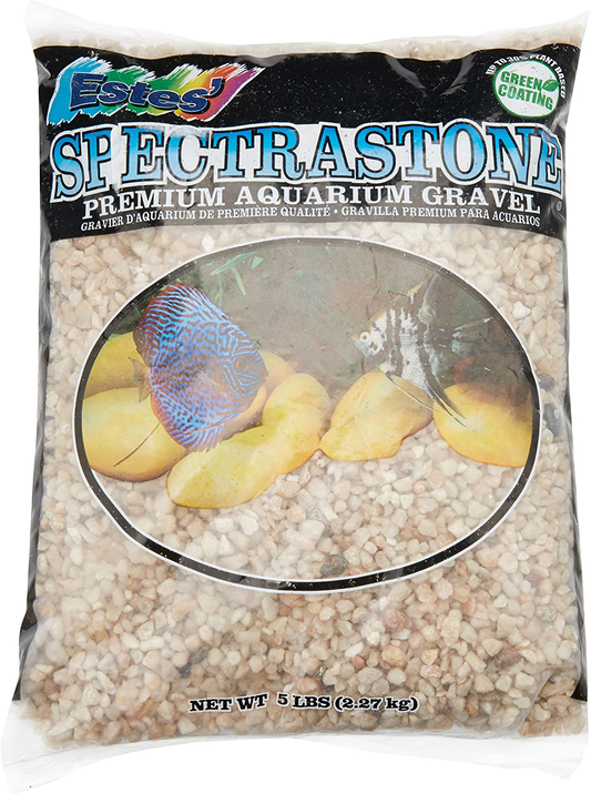 Spectrastone Ocean Beach Pebble for Freshwater Aquariums, 5-Pound Bag