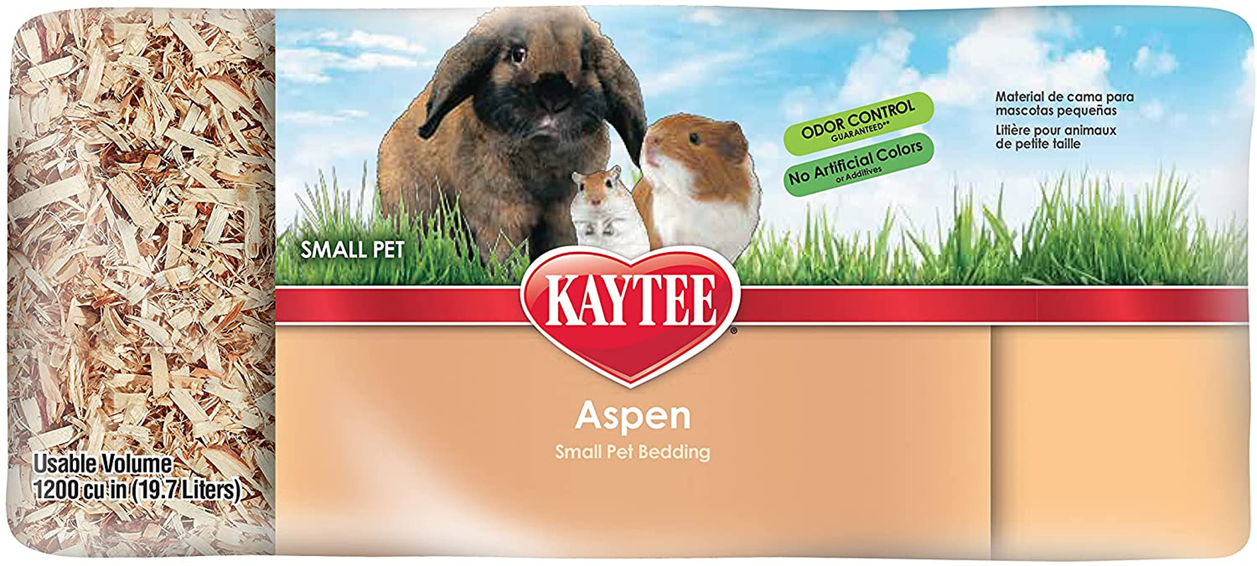 Kaytee Aspen Small Pet Bedding, 19.7 Liters Animals & Pet Supplies > Pet Supplies > Small Animal Supplies > Small Animal Bedding Kaytee   