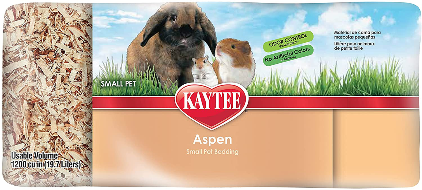 Kaytee Aspen Small Pet Bedding, 19.7 Liters