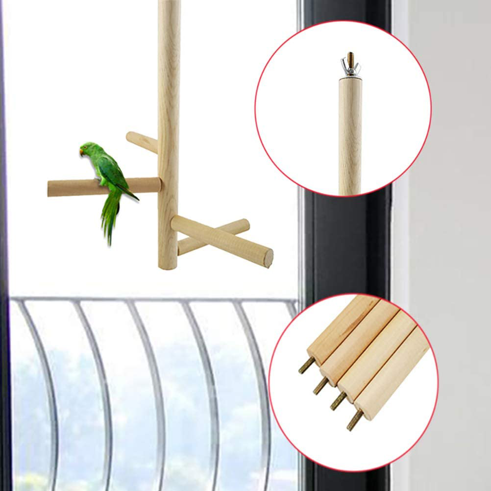 Newooh Bird Cage Stand Parrot Perch Training Stands Playstand Playgound Play Gym for Concures Parakeets Lovebirds Cockatiels Animals & Pet Supplies > Pet Supplies > Bird Supplies > Bird Gyms & Playstands Newooh   