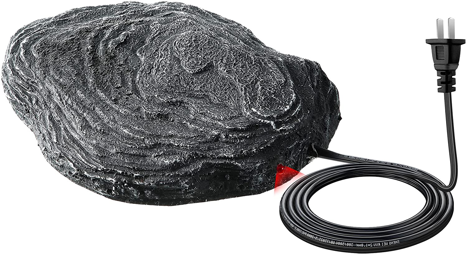 Reptile Heating Rock, Heatwave Rock Intelligent Temperature Control Terrarium Heater 12W for Hermit Crab Terrarium Small Animals Bearded Dragon Turtles Snakes Lizards Gecko Crab and Other Reptile Animals & Pet Supplies > Pet Supplies > Reptile & Amphibian Supplies > Reptile & Amphibian Substrates Fiada   