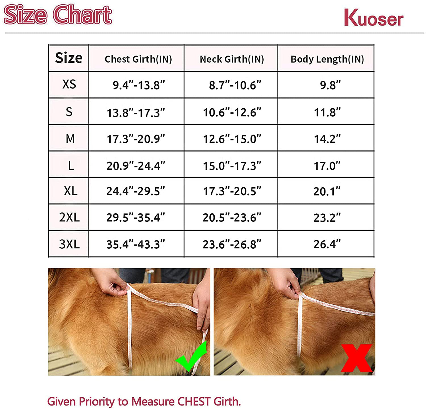 Kuoser Cozy Waterproof Windproof Reversible British Style Plaid Dog Vest Winter Coat Warm Dog Apparel for Cold Weather Dog Jacket for Small Medium Large Dogs with Furry Collar (XS - 3XL) Animals & Pet Supplies > Pet Supplies > Dog Supplies > Dog Apparel Kuoser   