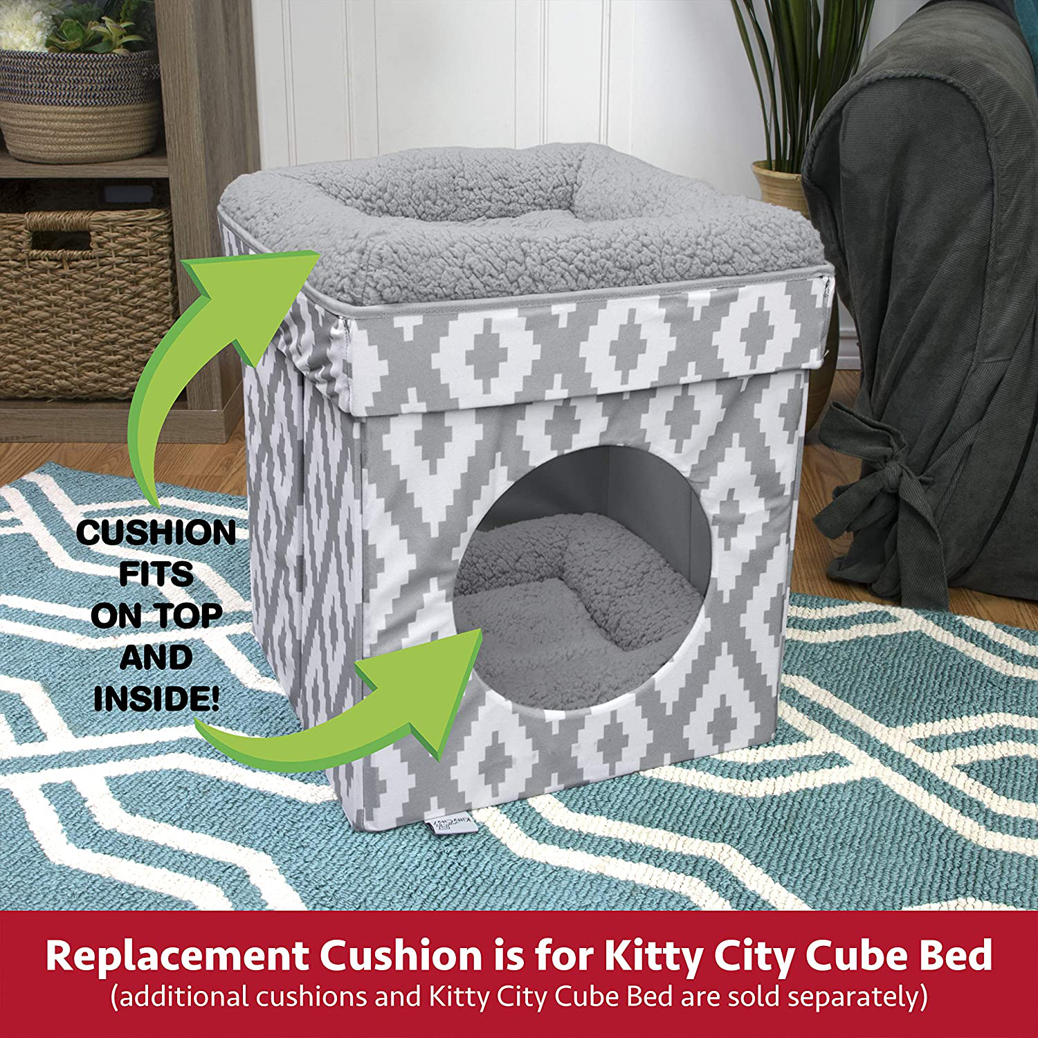 Kitty City Claw Mega Kit 2.0 Furniture, Cat Cushion, Cat Scratch, Sisal Replacement Animals & Pet Supplies > Pet Supplies > Cat Supplies > Cat Furniture Kitty City   