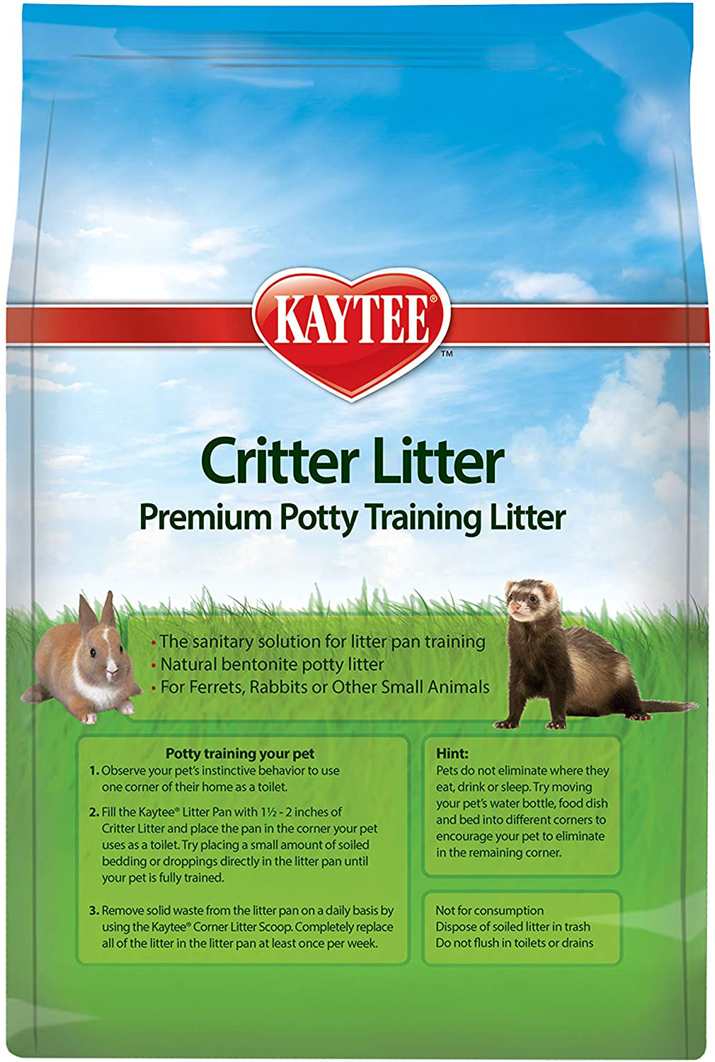 Kaytee Critter Litter Small Animal Premium Potty Training Litter