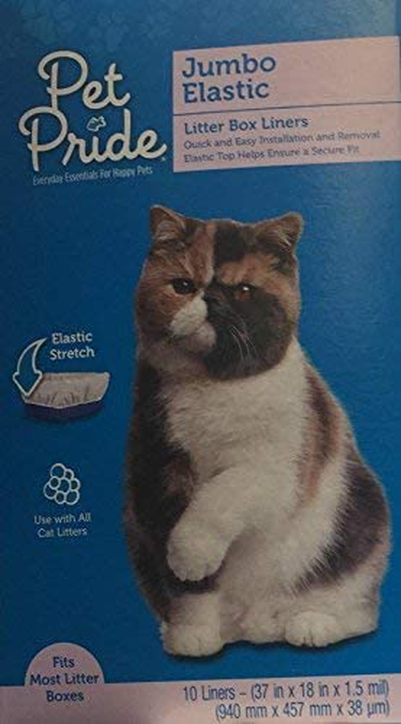 Pet Pride Jumbo Elastic Litter Box Liners (Single Box) Animals & Pet Supplies > Pet Supplies > Cat Supplies > Cat Litter Box Liners Pet Pride   