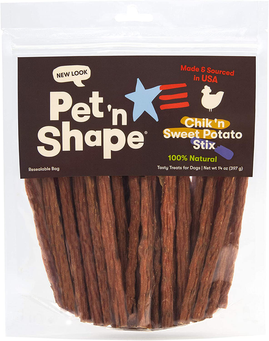 New Pet 'N Shape Chik 'N Sweet Potato – Made and Sourced in the Usa-All Natural Healthy Dog Treat Animals & Pet Supplies > Pet Supplies > Dog Supplies > Dog Treats Pet 'n Shape Chicken Stix 14 Ounce (Pack of 1) 