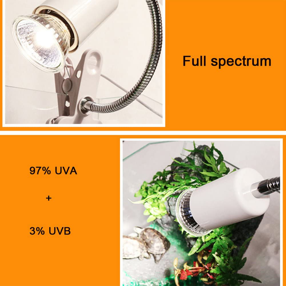 Meiyiu UVB Reptile Heat Lamp Bulb,25W/50W/75W UVB 3.0 Full Spectrum Reptile Lamp Bulb Turtle Basking UV Light Bulbs Sunbathe Heat Lamp Amphibians Lizards Temperature Controller Animals & Pet Supplies > Pet Supplies > Reptile & Amphibian Supplies > Reptile & Amphibian Habitats Meiyiu   