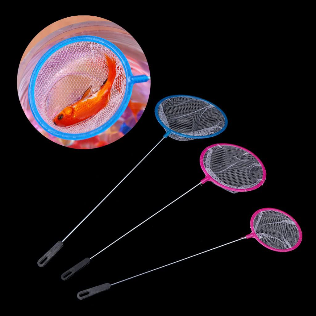 LANDUM Fishing Tank Net Plastic round Thick Fish Shrimp Capture for Aquarium Shop Tools Small 30.5X7.5 Color Randomly Animals & Pet Supplies > Pet Supplies > Fish Supplies > Aquarium Fish Nets LANDUM   