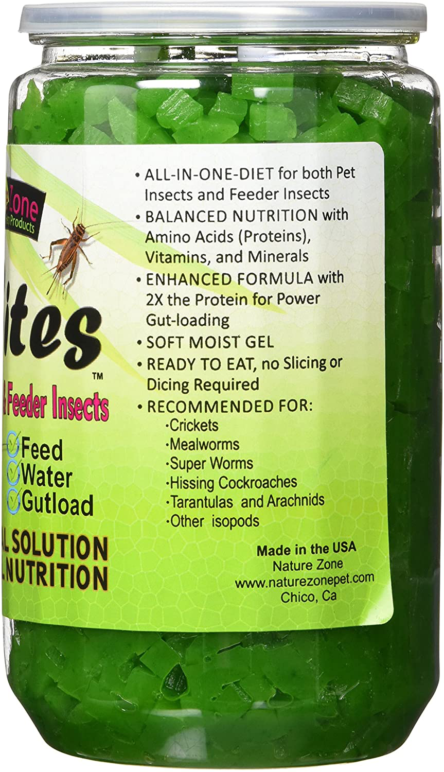 Nature Zone Total Bites for Crickets & Feeder Insects, Soft Moist Food, 24-Ounce Animals & Pet Supplies > Pet Supplies > Reptile & Amphibian Supplies > Reptile & Amphibian Food Nature Zone   