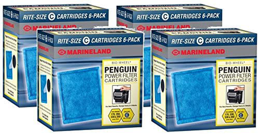Marineland Rite-Size Cartridge C - 24-Pack (4 Packages with 6 Filters per Package) Animals & Pet Supplies > Pet Supplies > Fish Supplies > Aquarium Filters MarineLand   