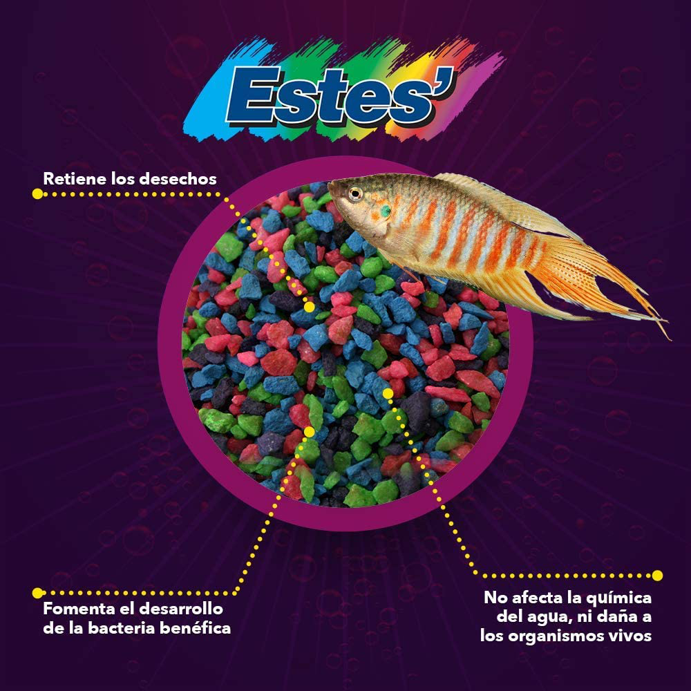 Spectrastone Permaglo Rainbow Aquarium Gravel for Freshwater Aquariums, 5-Pound Bag Animals & Pet Supplies > Pet Supplies > Fish Supplies > Aquarium Gravel & Substrates Spectrastone   