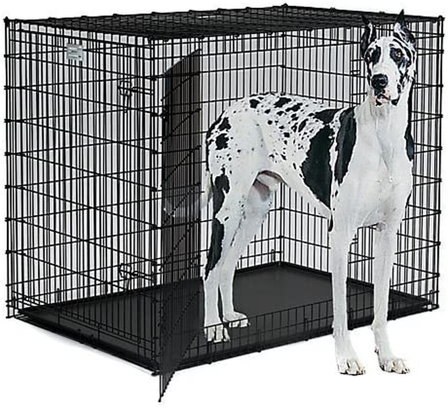Midwest Homes for Pets XXL Giant Dog Crate | 54-Inch Long Ginormous Dog Crate Ideal for a Great Dane, Mastiff, St. Bernard & Other XXL Dog Breeds
