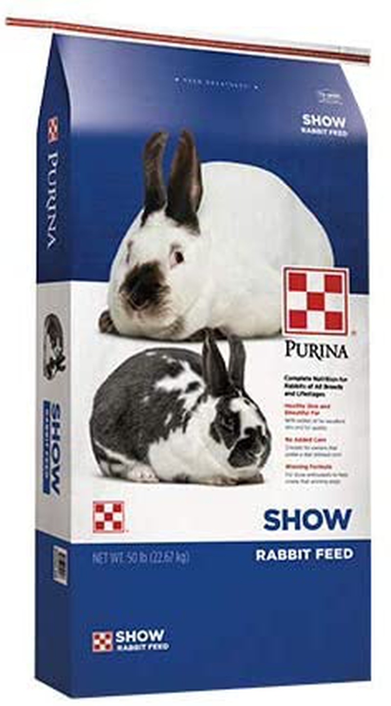 Purina | Show Rabbit Feed | 50 Pounds (50 Lb) Bag