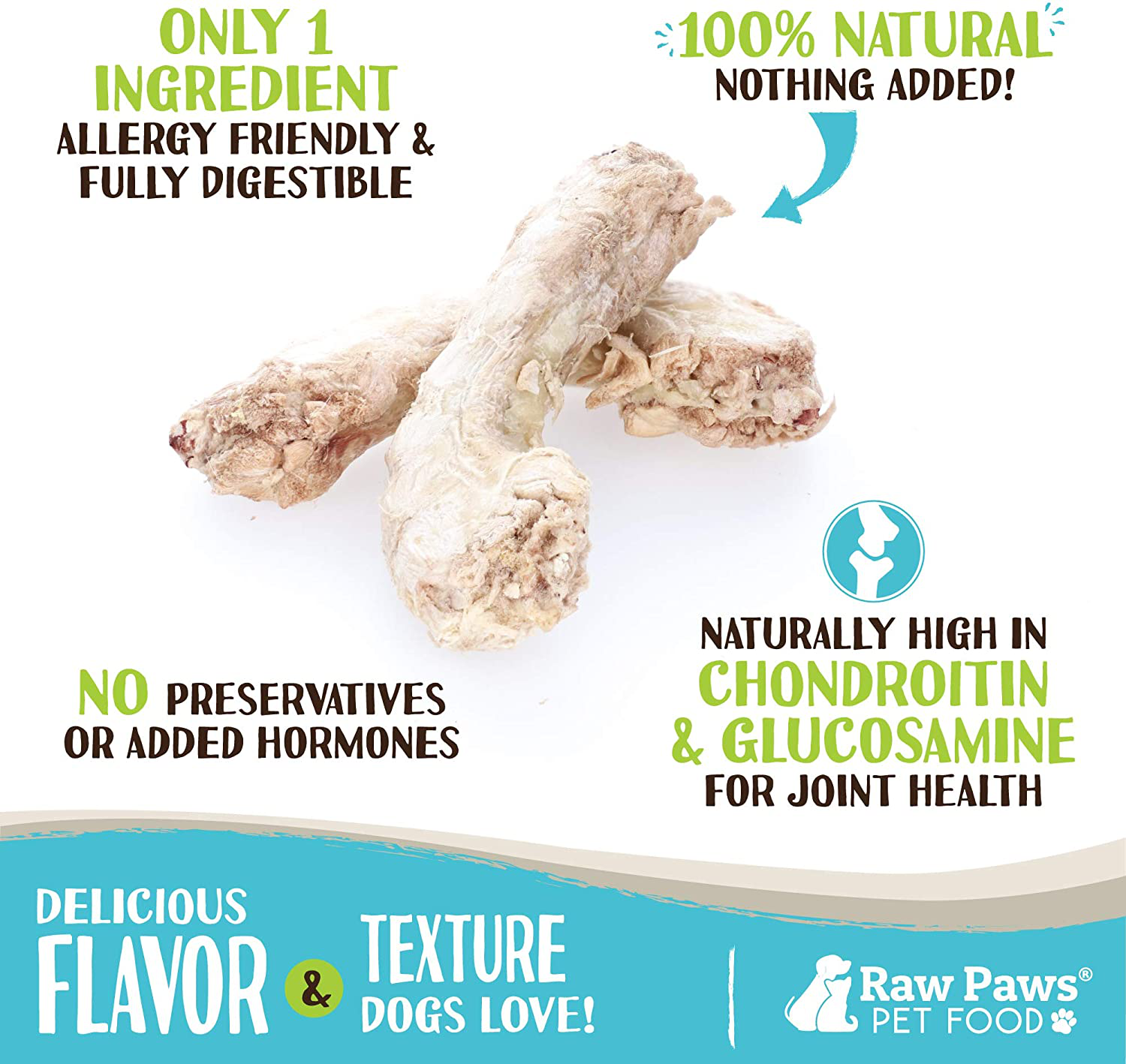 Raw Paws Freeze Dried Chicken Necks for Dogs & Cats - Made in USA, Human Grade - Raw Freeze Dried Dog Treats - Raw Chicken Necks for Cats - Hormone-Free Real Chicken Cat Treats Animals & Pet Supplies > Pet Supplies > Small Animal Supplies > Small Animal Treats Raw Paws Pet, Inc.   