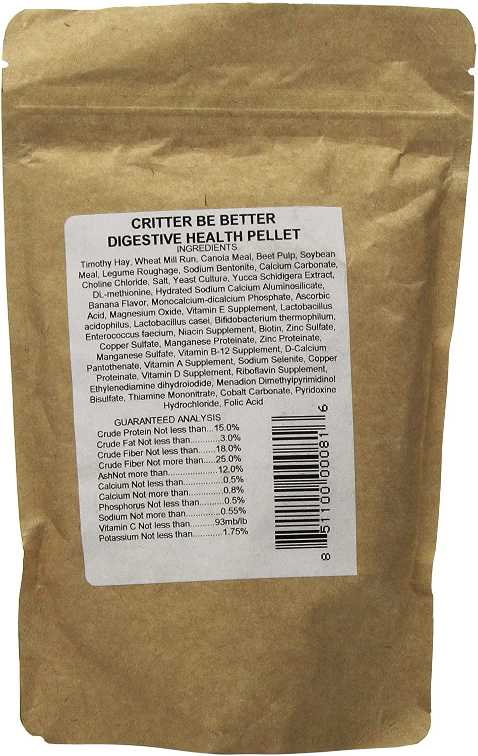 Cbb Digestive Health Yellow Pellet Animals & Pet Supplies > Pet Supplies > Small Animal Supplies > Small Animal Food American Pet Diner   