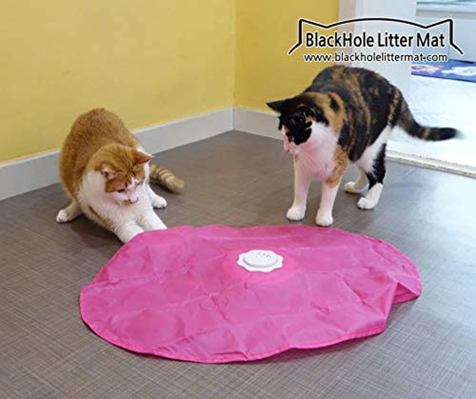 Blackhole Catch the Tail Cat Toy- Rotating, Electronic, Motion, Automatic, Best Undercover Mouse under Blanket Cat Toy Animals & Pet Supplies > Pet Supplies > Cat Supplies > Cat Toys BlackHole Litter Mat   