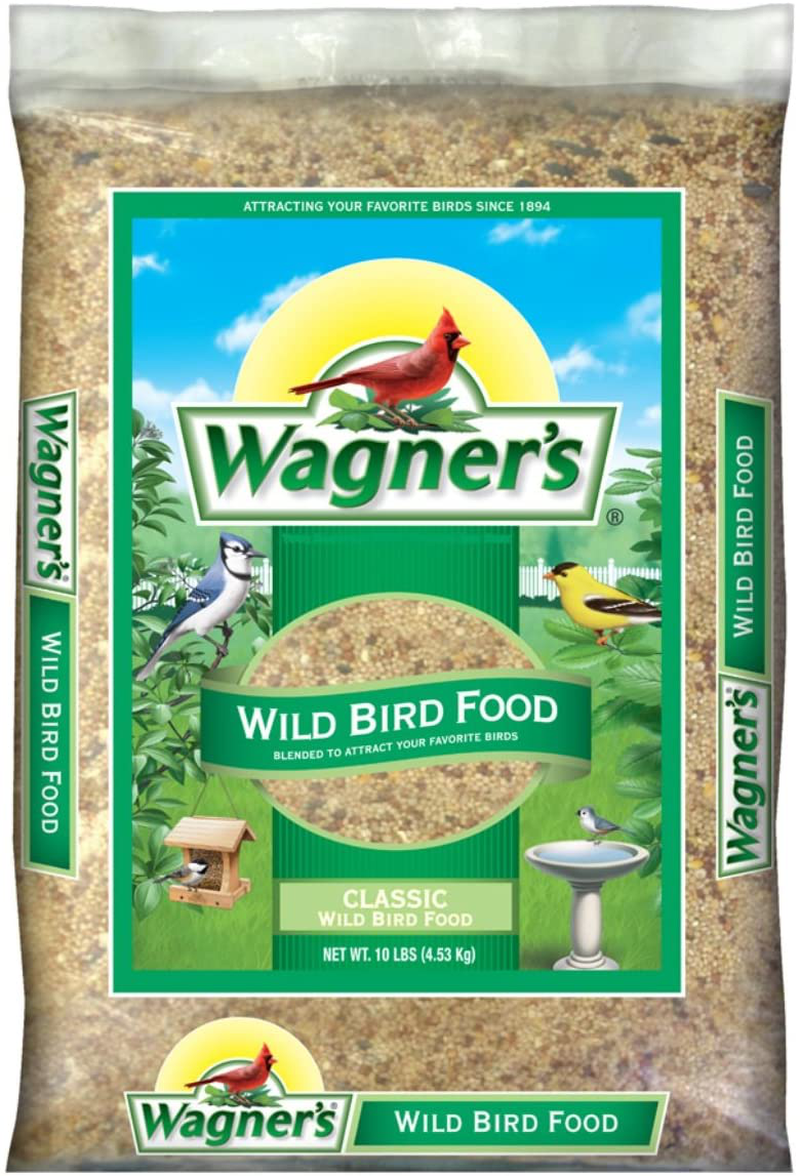 Wagner'S 52003 Classic Blend Wild Bird Food, 6-Pound Bag Animals & Pet Supplies > Pet Supplies > Bird Supplies > Bird Food Wagner's Food 10-Pound Bag 