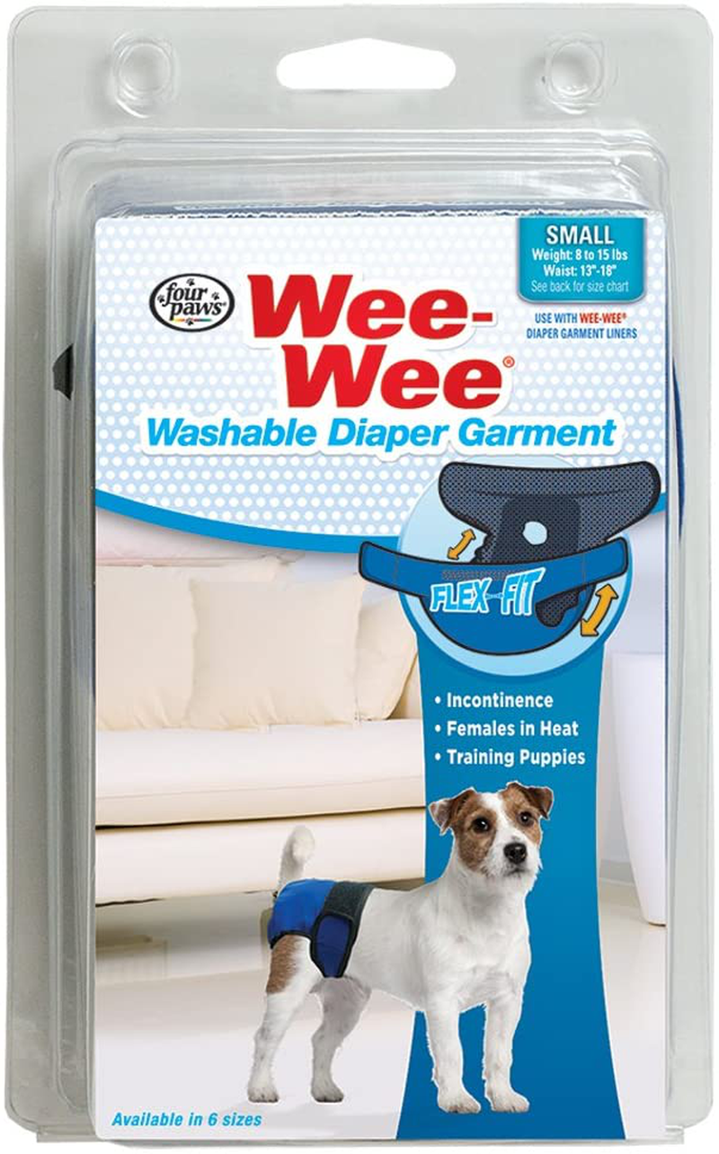 Four Paws Wee-Wee Washable Dog Diaper Garment