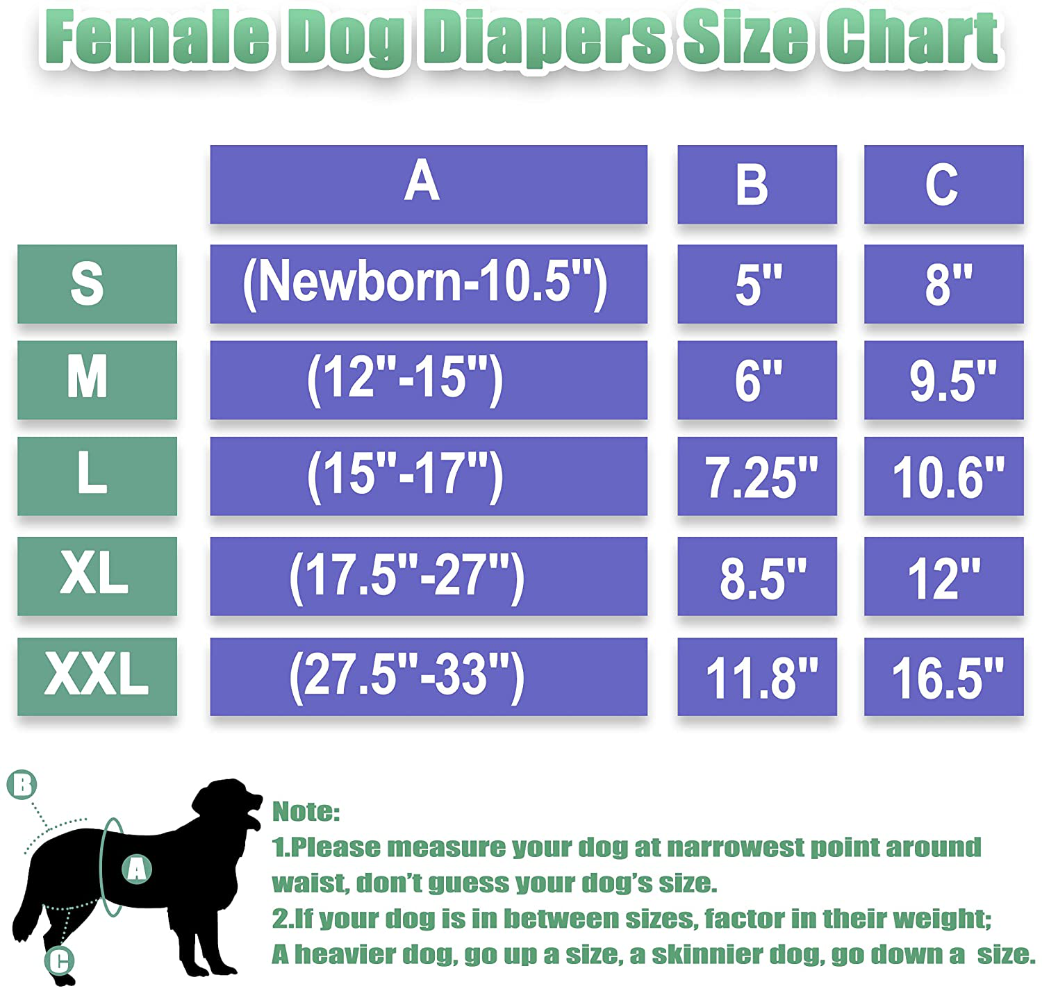 Wegreeco Washable Female Dog Diapers (Pack of 3) Animals & Pet Supplies > Pet Supplies > Dog Supplies > Dog Diaper Pads & Liners wegreeco   