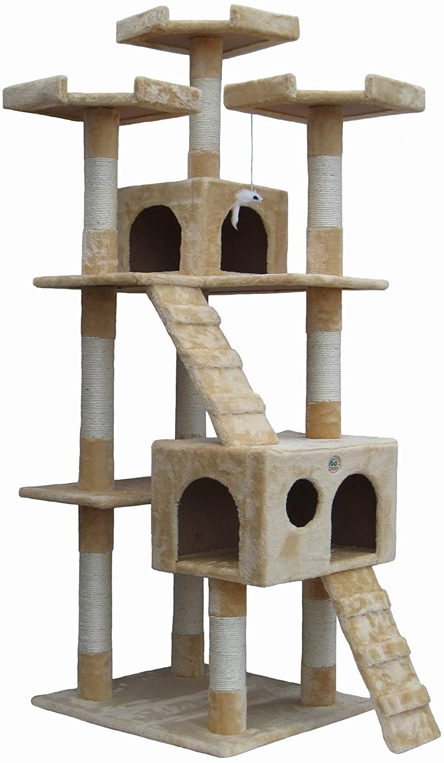 Go Pet Club 72" Cat Tree Animals & Pet Supplies > Pet Supplies > Cat Supplies > Cat Furniture Go Pet Club   