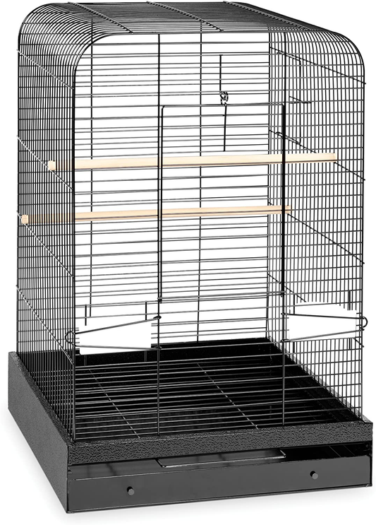Prevue Hendryx 124BLK Pet Products Madison Bird Cage, Hammertone Black