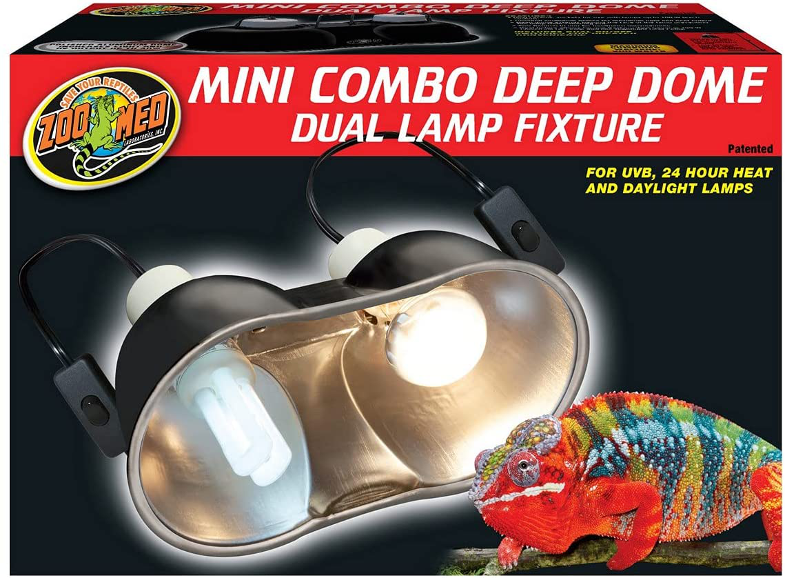 Desert UV-B & Heat Combo Packs - Includes Attached Dbdpet Pro-Tip Guide - Combo Pack Includes Heat Bulb, Uv-B Bulb, and a Combo Deep Dome