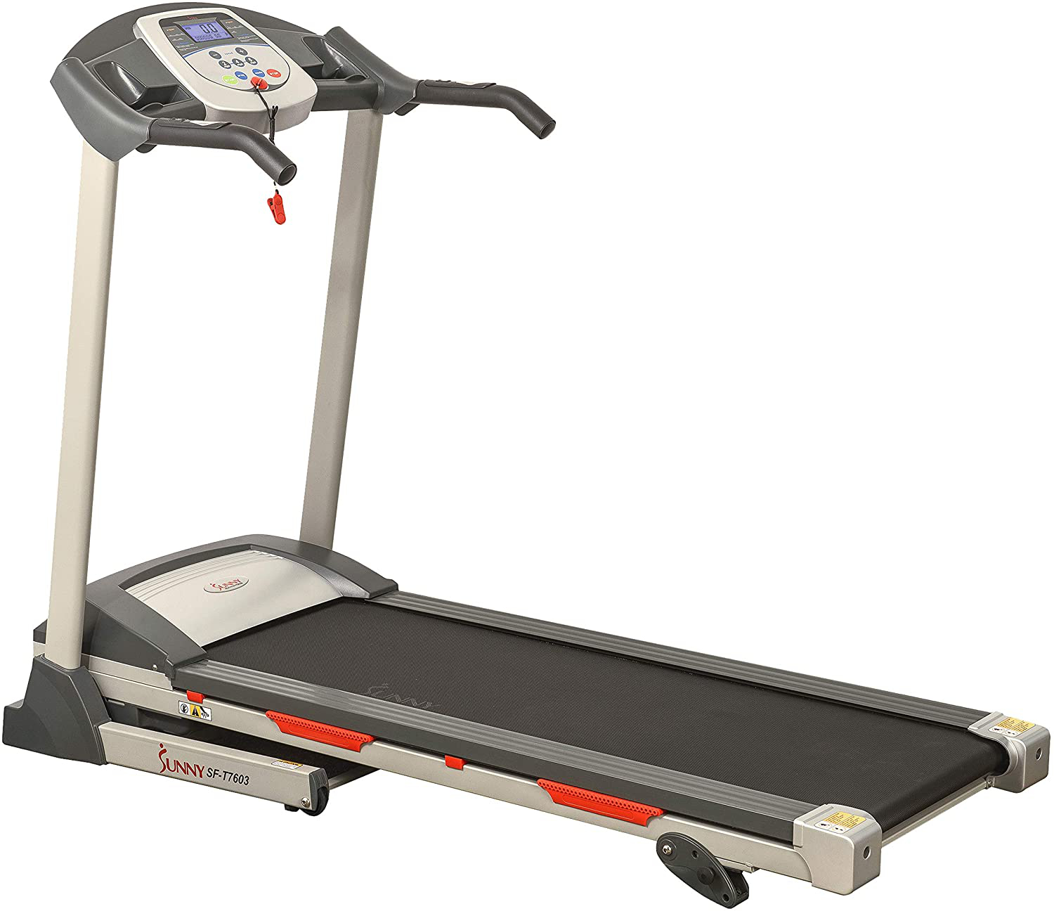 Sunny health space saving discount treadmill