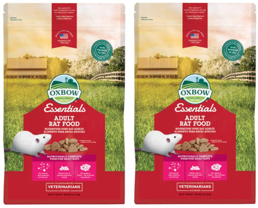 Oxbow Essentials - Adult Rat Food 6 Pound (2 X 3 Pound Bags) Animals & Pet Supplies > Pet Supplies > Small Animal Supplies > Small Animal Food OxbOw   