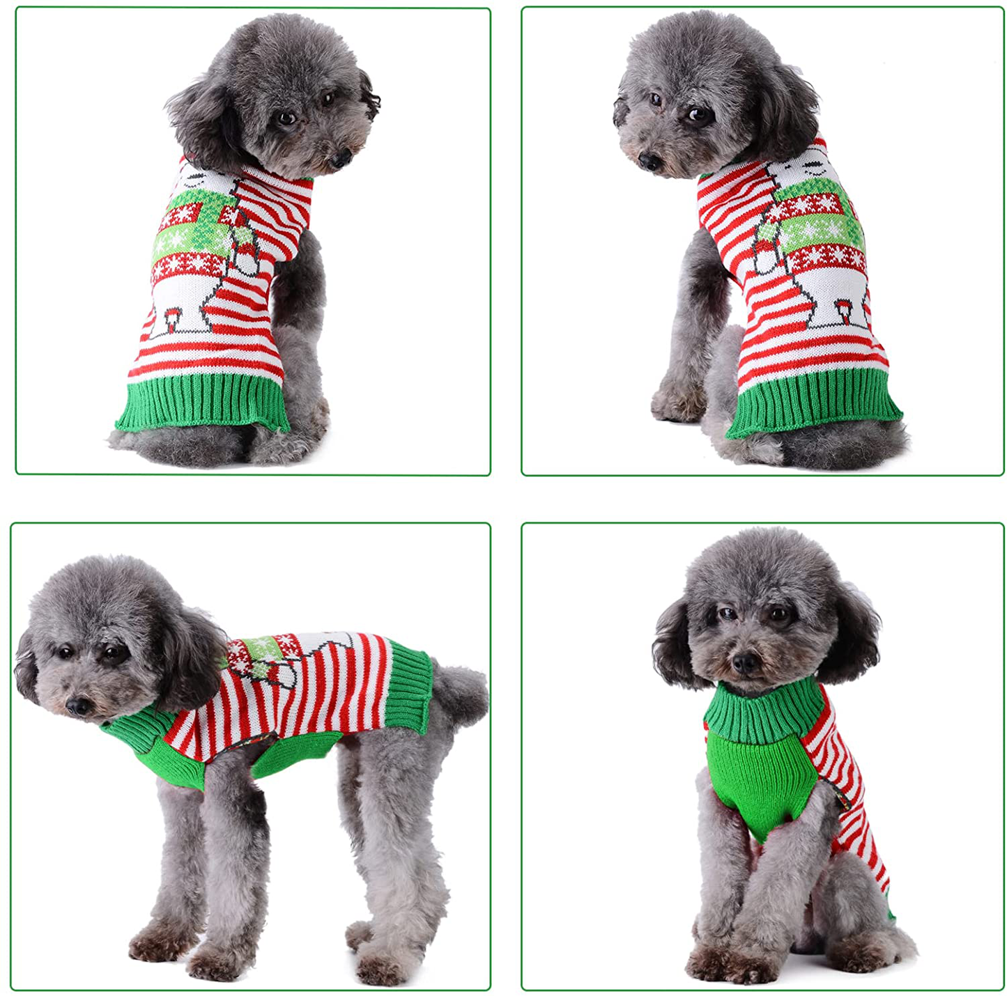 DOGGYZSTYLE Pet Dog Sweaters Cute Animal Printed Winter Warm Puppy Knitted Clothes Cat Jumpers Jacket Coat Apparel Animals & Pet Supplies > Pet Supplies > Cat Supplies > Cat Apparel YIWU KUCHONG E-commerce Firm   