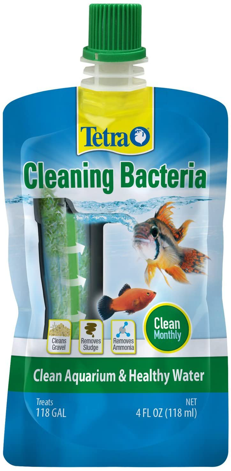 Tetra Cleaning Bacteria for Clean Aquariums & Healthy Water Animals & Pet Supplies > Pet Supplies > Fish Supplies > Aquarium Cleaning Supplies Tetra 4 ounces  