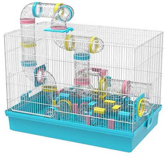 GNB PET Hamster Cage DIY Habitat Animals & Pet Supplies > Pet Supplies > Small Animal Supplies > Small Animal Habitats & Cages GNB PET Blue  