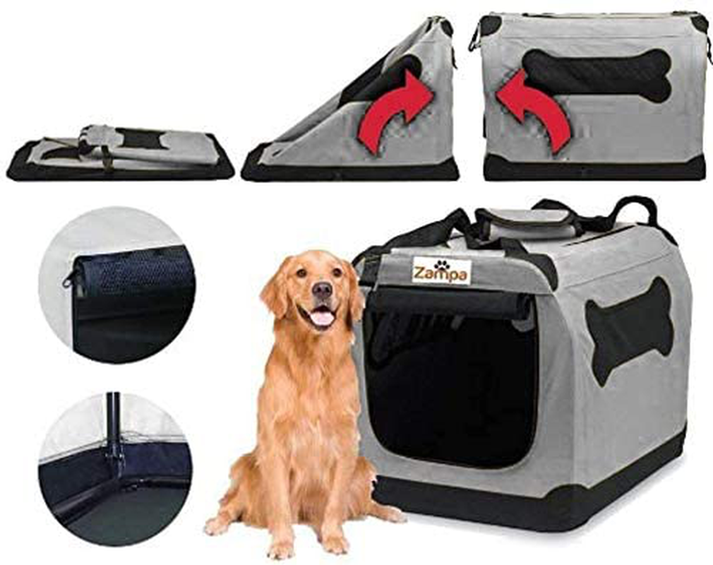 Pet Portable Crate – Great for Travel, Home and Outdoor – for Dog’S, Cat’S and Puppies – Comes with a Carrying Case