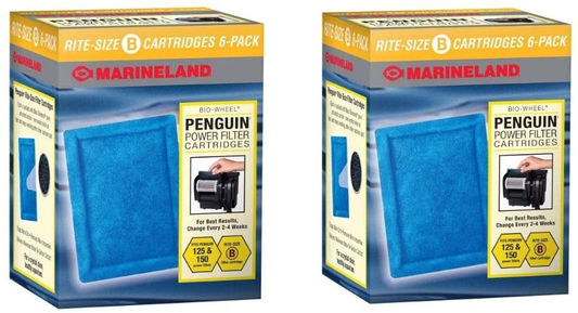 Marineland 6-Pack, Size B, Rite-Size Cartridge Refills (Size B 2-Unit)