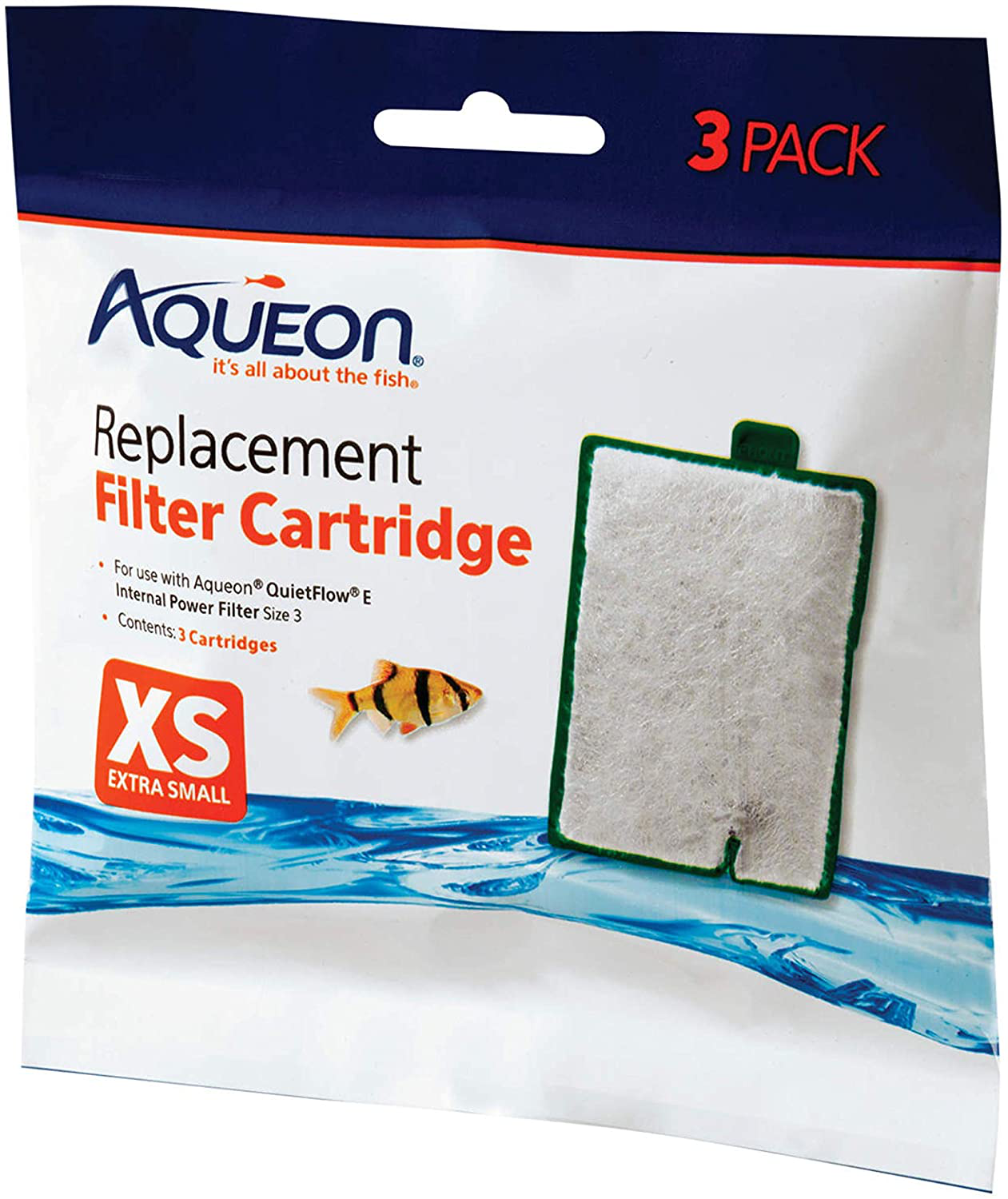 Aqueon Replacement Filter Cartridges Animals & Pet Supplies > Pet Supplies > Fish Supplies > Aquarium Filters Aqueon Extra Small - 3 pack  