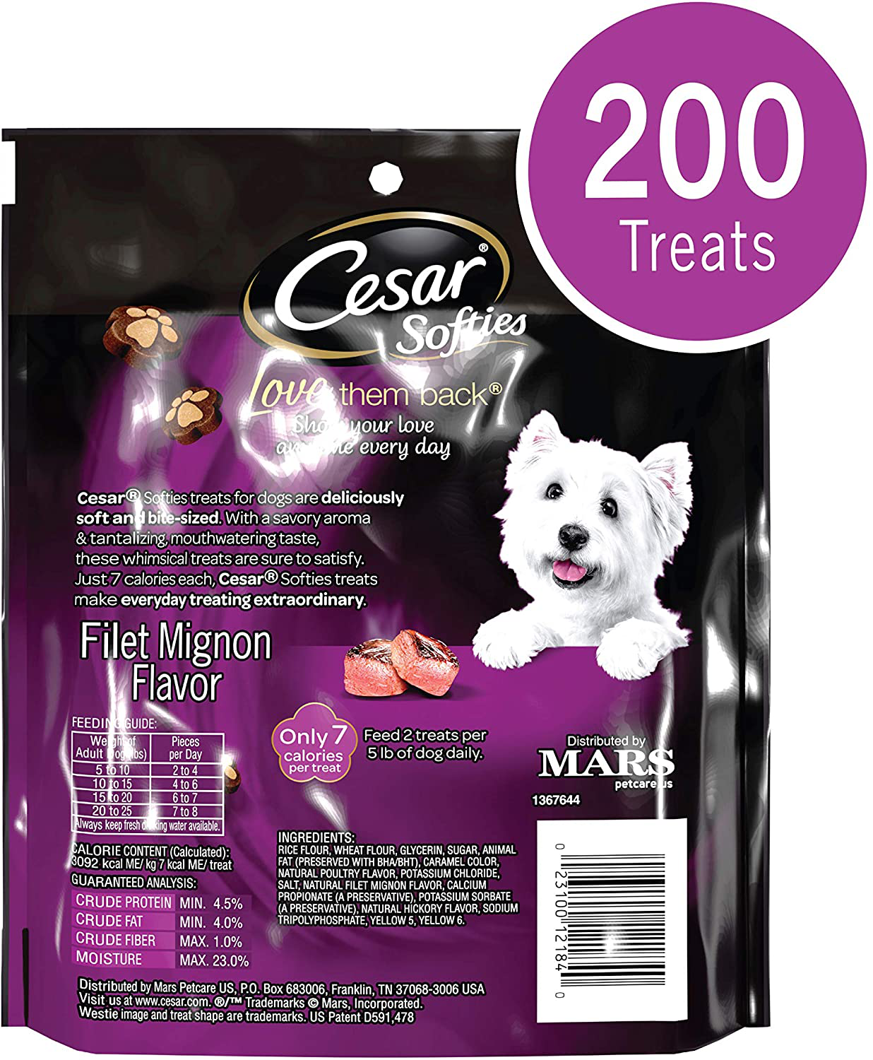 Cesar Softies Dog Treats Animals & Pet Supplies > Pet Supplies > Small Animal Supplies > Small Animal Treats Mars Petcare   