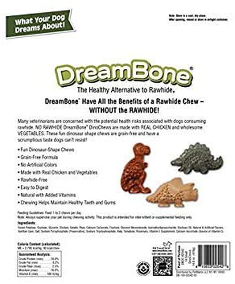 Dreambone Novelty Shaped Chews, Treat Your Dog to a Chew Made with Real Meat and Vegetables Animals & Pet Supplies > Pet Supplies > Small Animal Supplies > Small Animal Treats DreamBone   