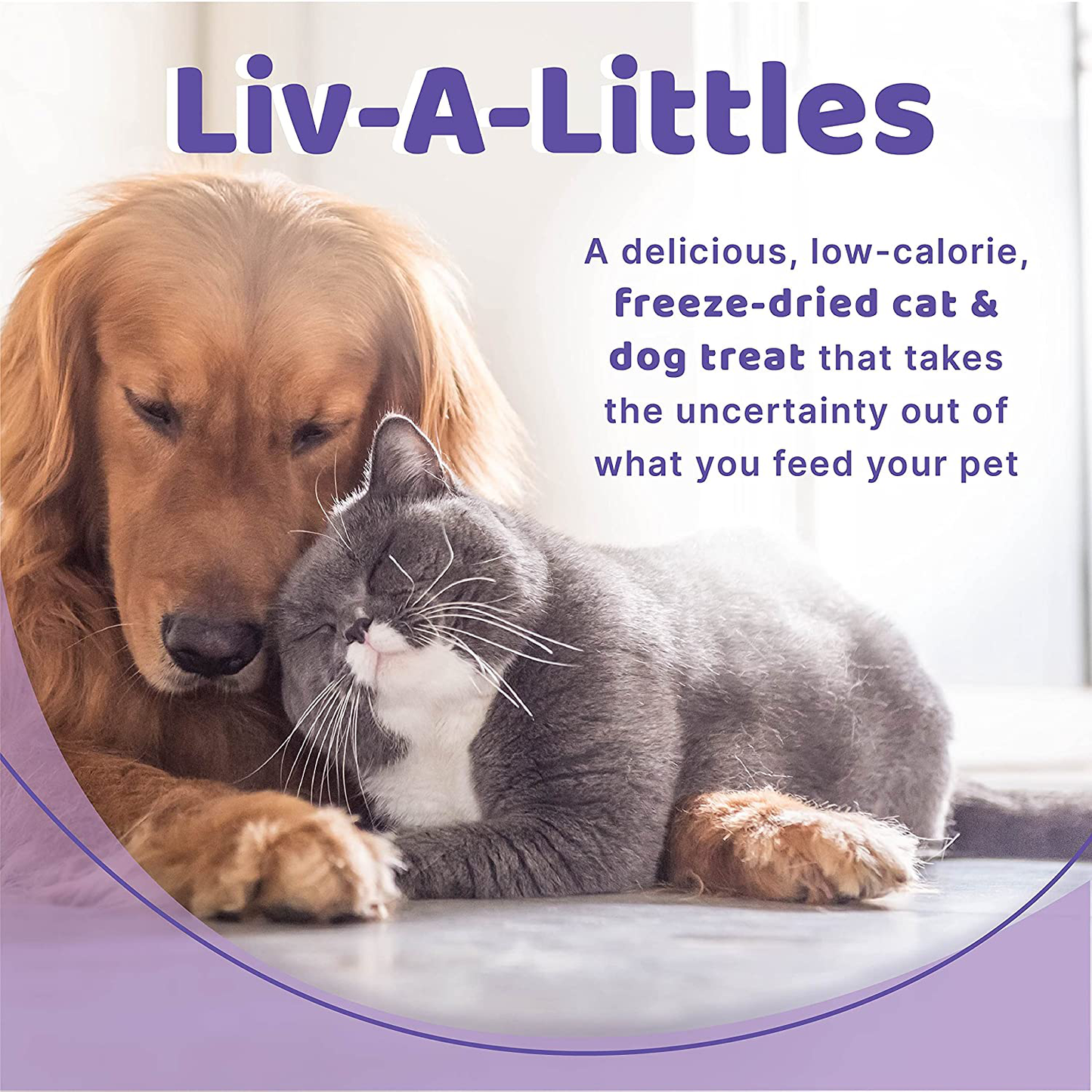 Halo Liv-A-Littles Dog and Cat Treats, Freeze Dried Meat, Grain-Free Treats Animals & Pet Supplies > Pet Supplies > Cat Supplies > Cat Treats Halo   