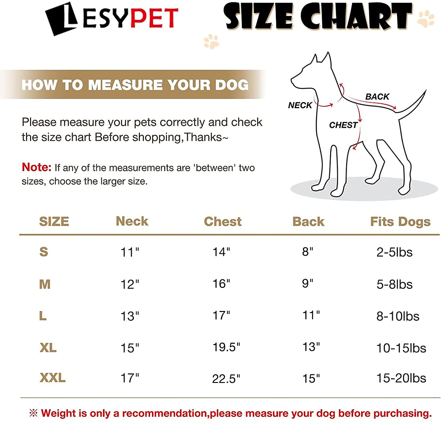 Lesypet Leather Dog Coats Waterproof Dog Winter Coat Puppy Jackets for Small to Medium Dogs