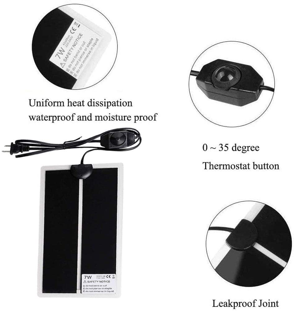 7w heat mat shop temperature