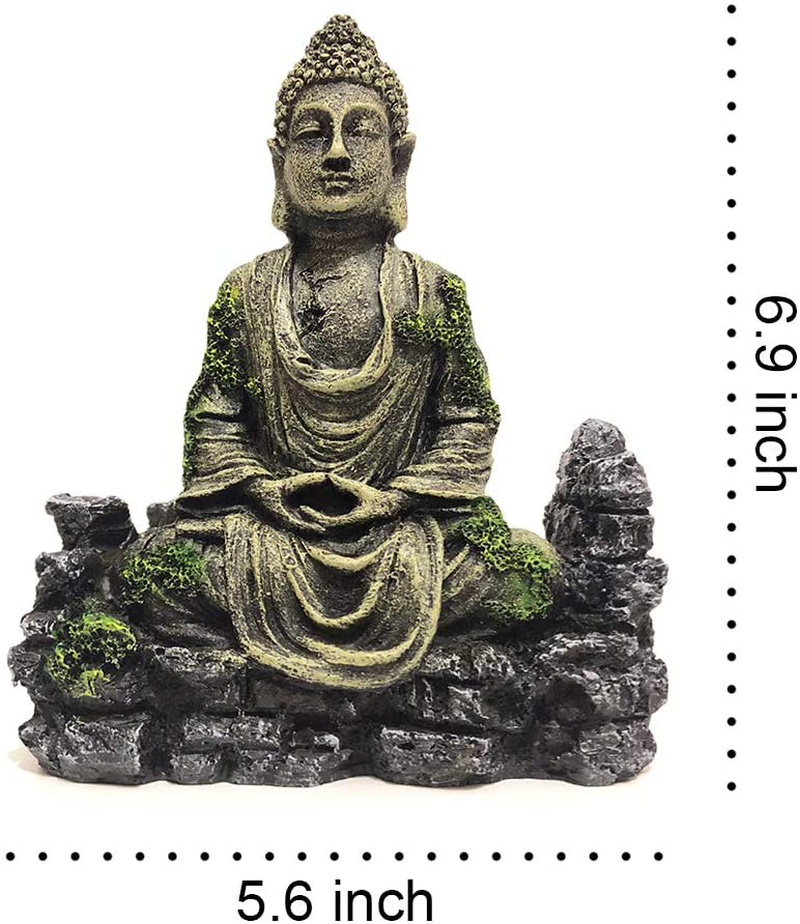 SLOCME Aquarium Buddha Statue Decorations - Aquarium Decor Ornament Fish Tank Buddha Statue Decoration Animals & Pet Supplies > Pet Supplies > Fish Supplies > Aquarium Decor SLOCME   