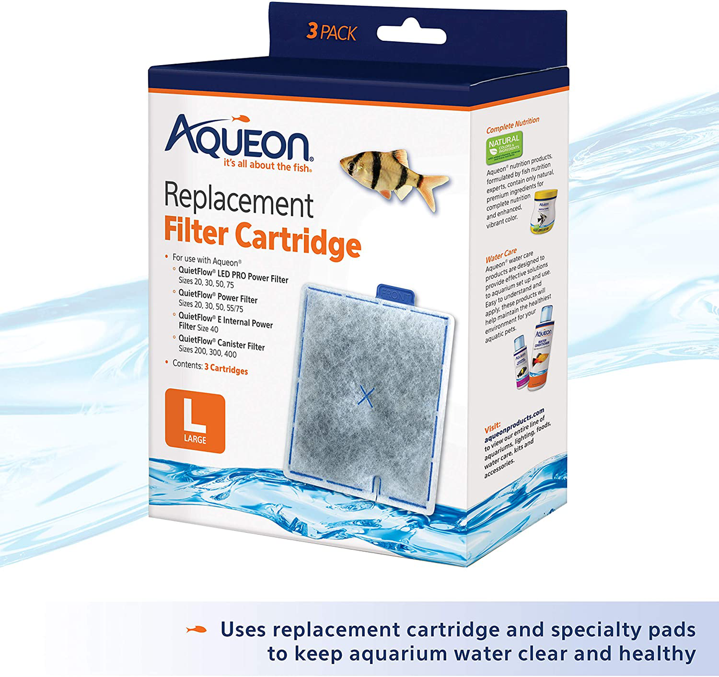 Aqueon Quietflow LED PRO Aquarium Power Filter, Size 20 Animals & Pet Supplies > Pet Supplies > Fish Supplies > Aquarium Filters Aqueon   
