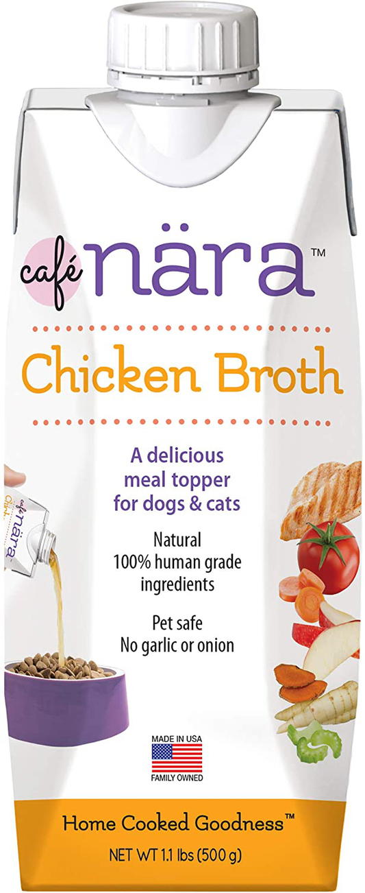Café Nara Broth Meal Topper for Dogs and Cats- 1.1 Lbs. Animals & Pet Supplies > Pet Supplies > Cat Supplies > Cat Treats Café Nara Chicken  