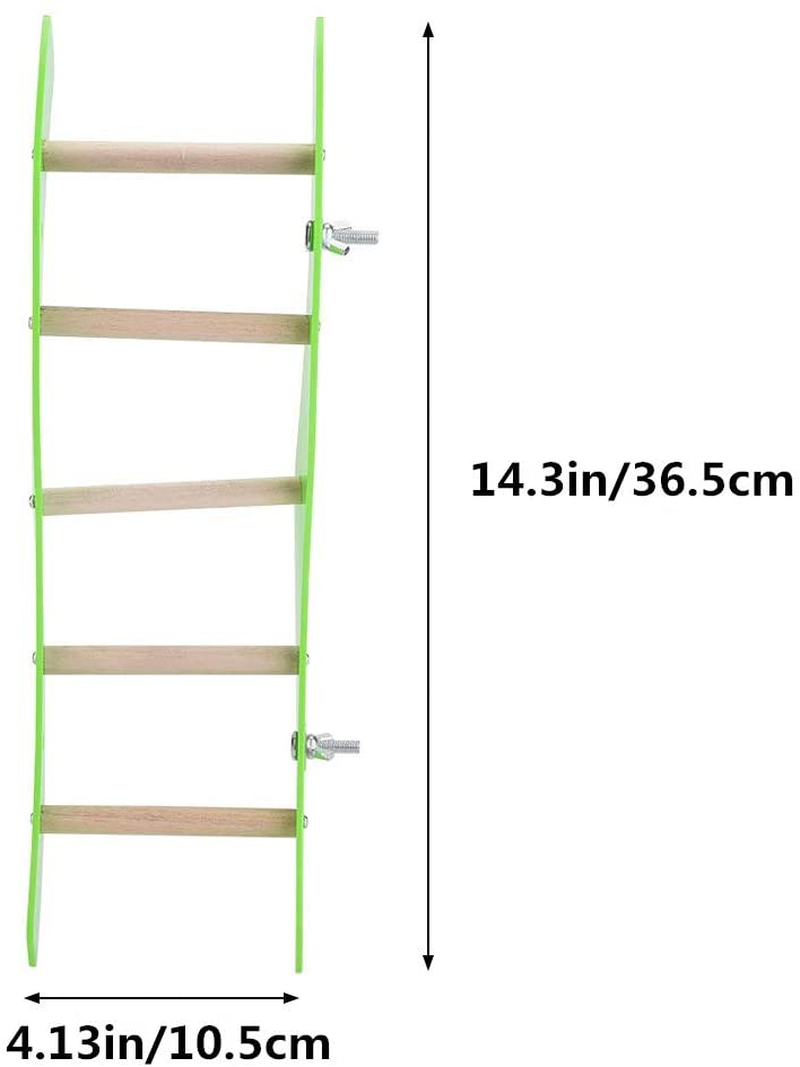 Litewood Pet Bird Hamster Acrylic Wave Ladder Stand Crawling Ladders Parrot Perch Toy for Small and Medium Animals Rabbit Chinchilla Macaw African Greys Cage Climbing Game Play Toys Animals & Pet Supplies > Pet Supplies > Bird Supplies > Bird Ladders & Perches Litewood   