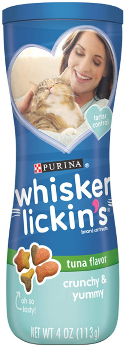 Purina Whisker Lickin'S Crunchy & Yummy Tuna Flavor Cat Treats