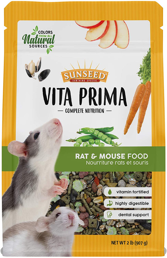 Sun Seed Vita Prima Rat & Mouse Food Animals & Pet Supplies > Pet Supplies > Small Animal Supplies > Small Animal Food Sun Seed   