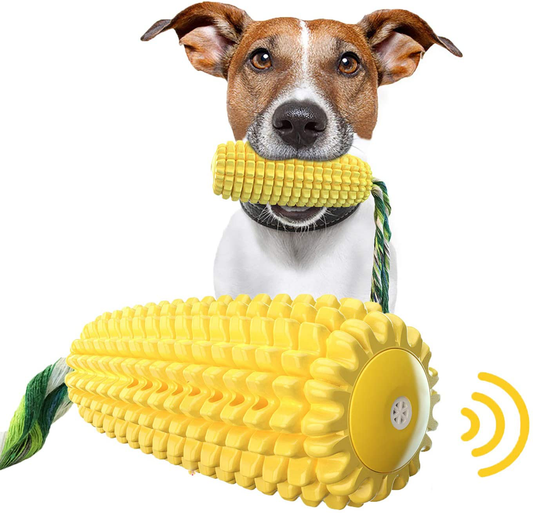 Dog Toys Dog Chew Toys for Aggressive Chewers Dog Toothbrush Clean Teeth Durable Dog Toys for Small Medium Larger Breed Rubber Bone Animals & Pet Supplies > Pet Supplies > Dog Supplies > Dog Toys M&MKPET Corn  