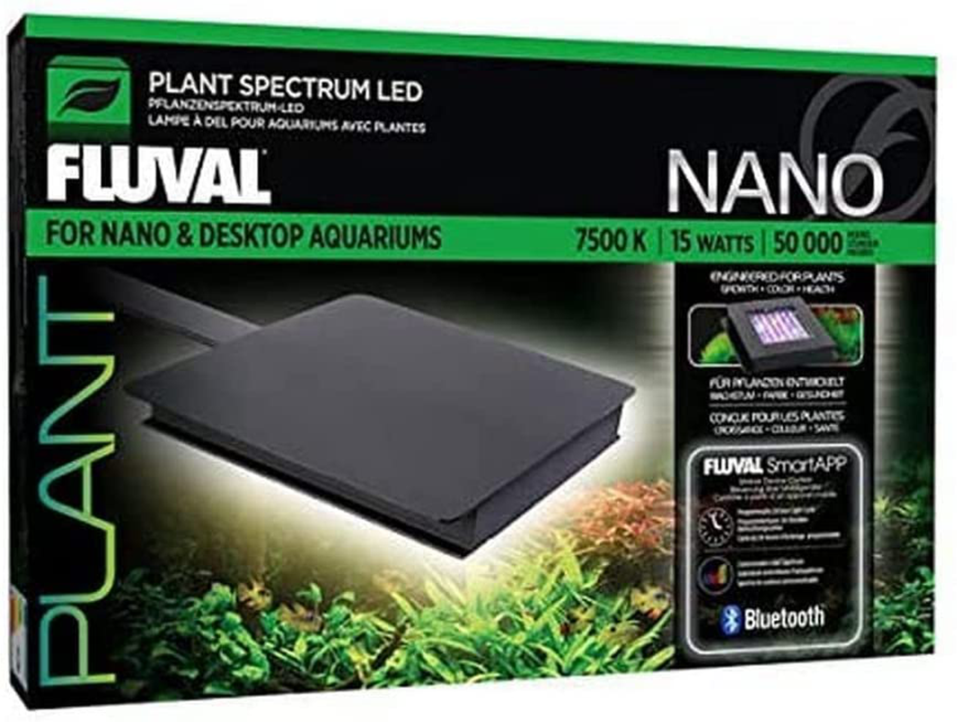 Hagen Fluval Plant Bluetooth Nano LED Aquarium Light (15 Watt) Animals & Pet Supplies > Pet Supplies > Fish Supplies > Aquarium Lighting Hagen   