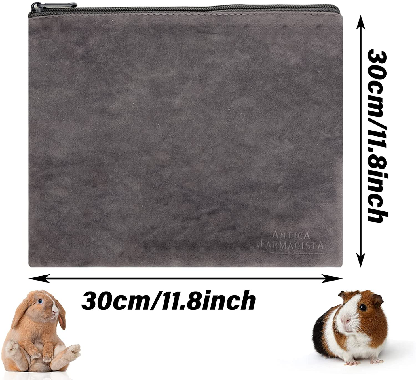 Gabraden Rabbit Heated Pad Small Animal Heating Pad for Bunny Guinea Pigs Heater Heating Plate with Anti-Bite Protection Cover(Black) Animals & Pet Supplies > Pet Supplies > Small Animal Supplies > Small Animal Bedding GABraden   